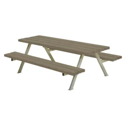 PLUS Picknicktisch Alpha graubraun Best