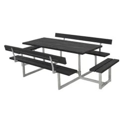 PLUS Picknicktisch Basic schwarz