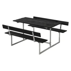 PLUS Picknicktisch Basic schwarz
