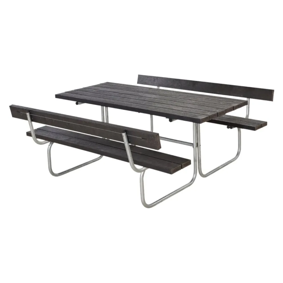 PLUS Picknicktisch Combi schwarz