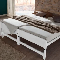 HASENA Raumsparbett Lido 10 Buche weiss deckend Discount