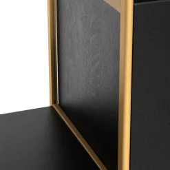 Janua Regalsystem BC06 EICHE / schwarz gebeizt, lackiert New