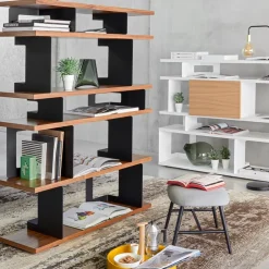atelier pfister Regalsystem Küsnacht nussbaum, schwarz Outlet