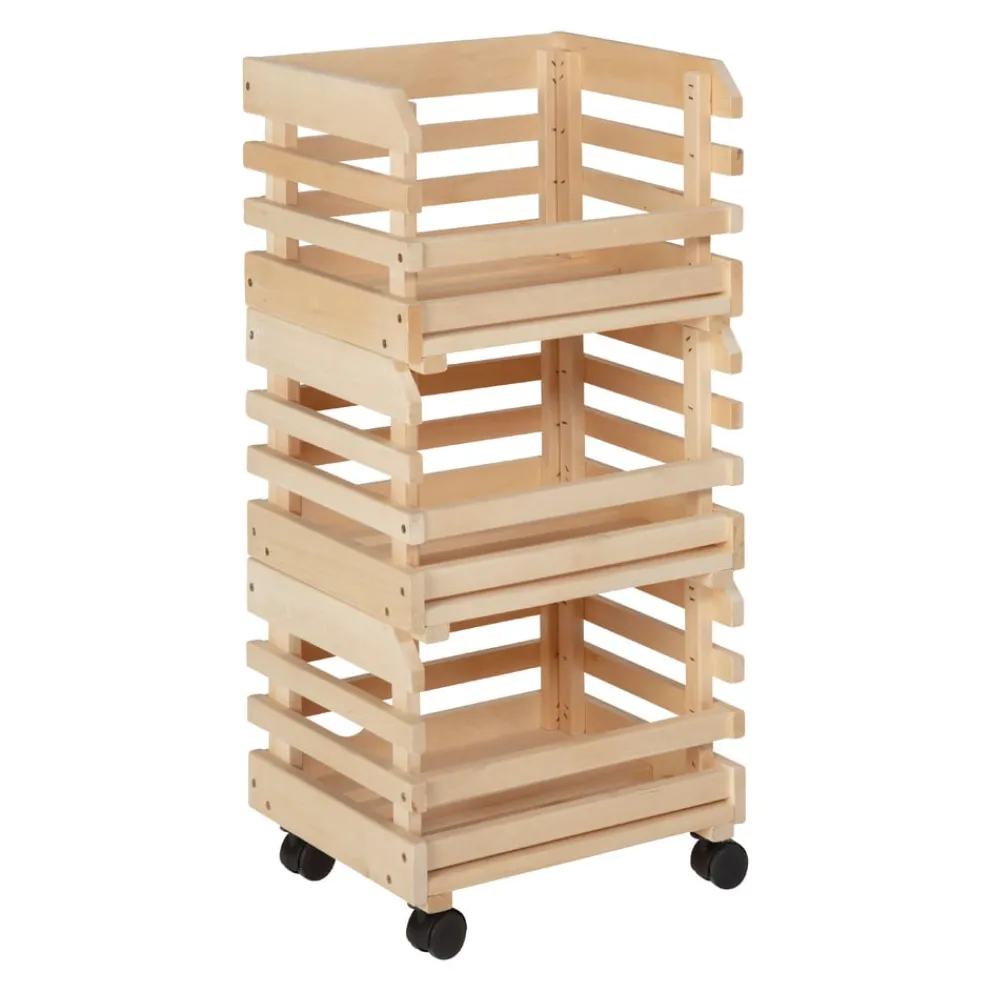 MID.YOU Rollbox ohne Deckel Fruits-506 hellbraun Clearance