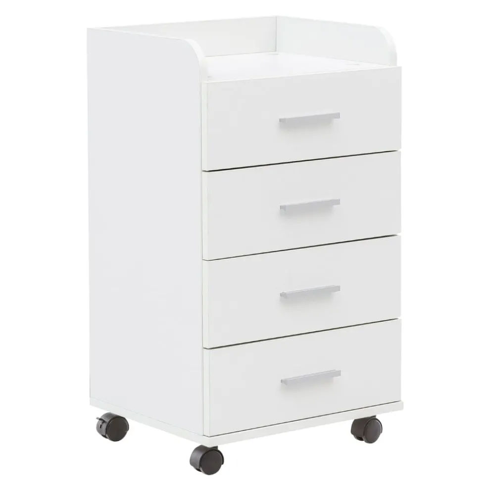MID.YOU Rollcontainer Modern weiss Discount