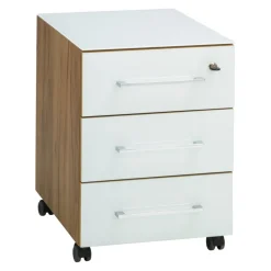 Johann Jakob Rollcontainer Novara eichefarbig, weiss Hot