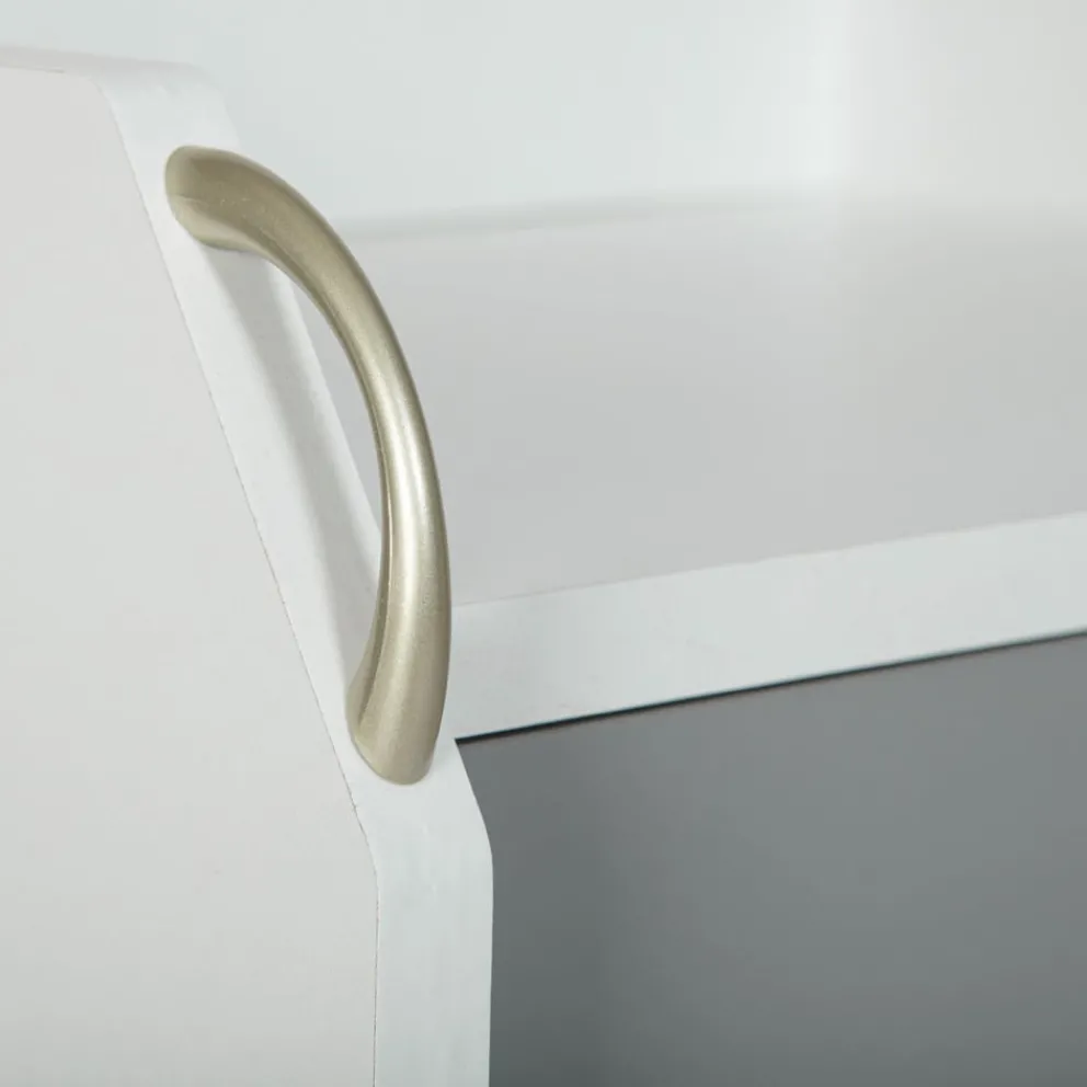 MID.YOU Rollcontainer Printi-105 hellgrau, weiss Outlet