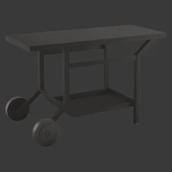 Forge Adour Rolltisch Planchas schwarz Online