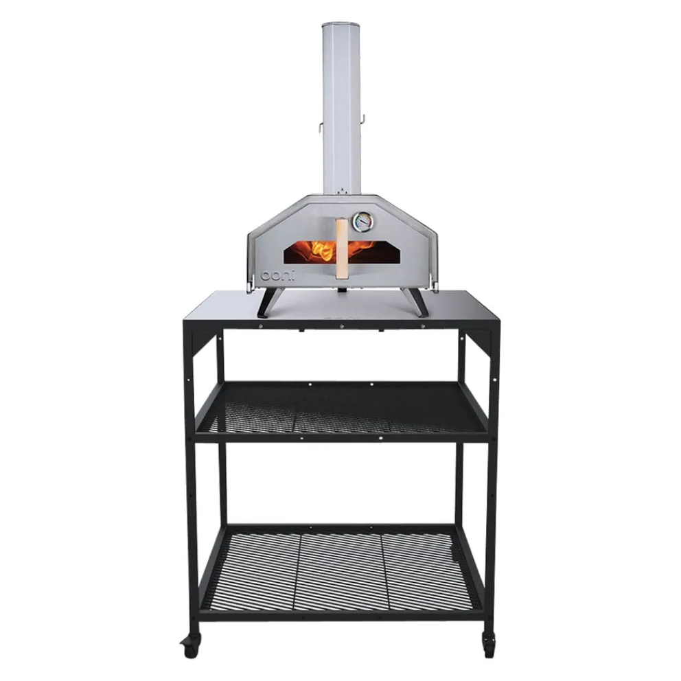 Ooni Rollwagen Large schwarz, silber Online