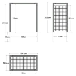 PLUS Rosenbogen Cubic schwarz Outlet