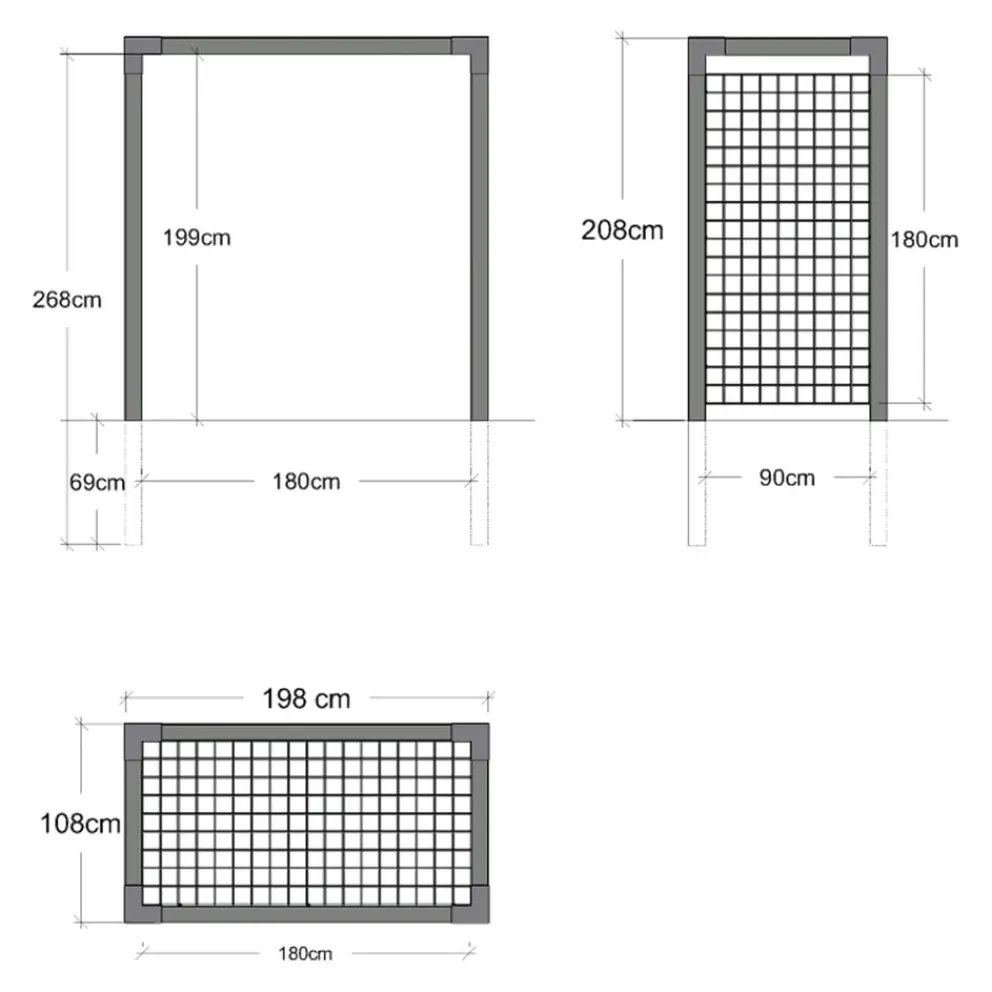PLUS Rosenbogen Cubic schwarz Outlet