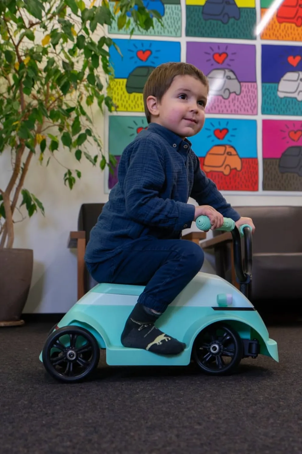 Micro Rutschfahrzeug lino mint