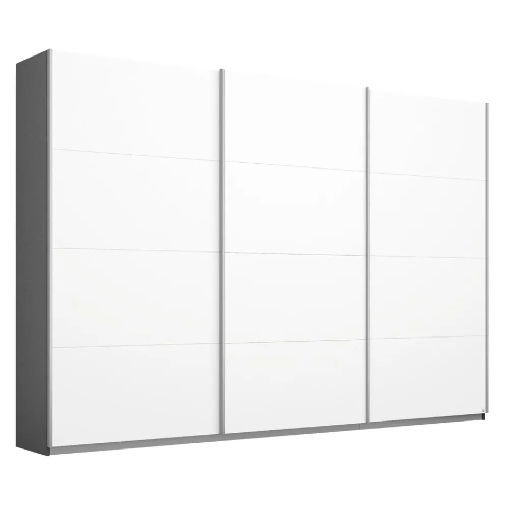 Xora Schiebetürenschrank Belluno grau, weiss Best