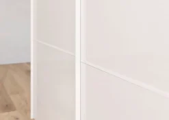 Novel Schiebetürenschrank Covalo-Glas Alpinweiss Clearance