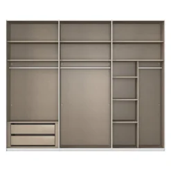 Novel Schiebetürenschrank Covalo-Glas Alpinweiss Clearance