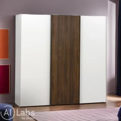 Novamobili Schiebetürenschrank Dover 300 Bianco Hot