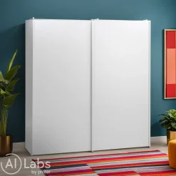 BYYU Schiebetürenschrank Elements weiss