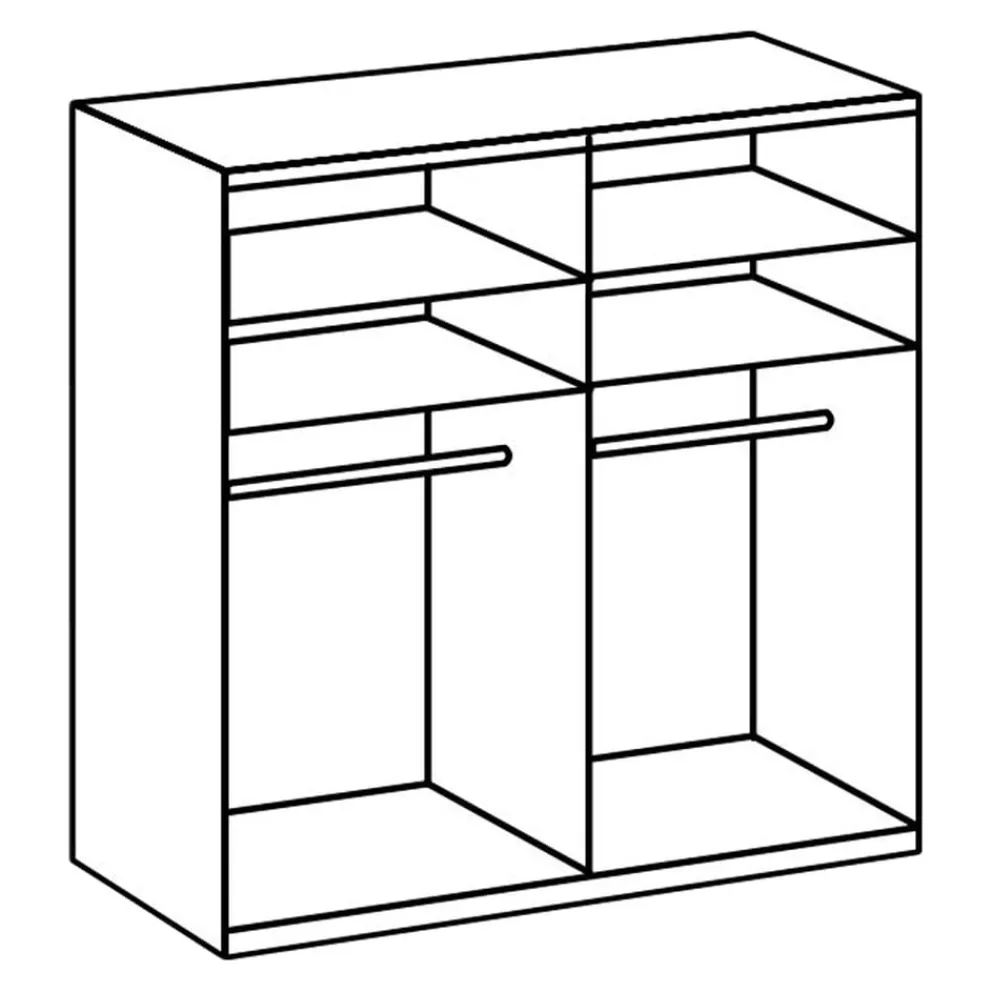MID.YOU Schiebetürenschrank Level36 weiss Sale