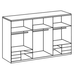 MID.YOU Schiebetürenschrank Level36 eichefarbig Best