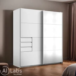 MID.YOU Schiebetürenschrank Oldenburg weiss Hot