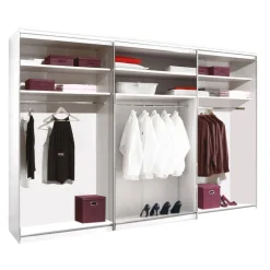 Moderano Schiebetürenschrank Paludi weiss Discount