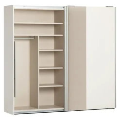 MAB Schiebetürenschrank Primeart Pragel weiss Discount