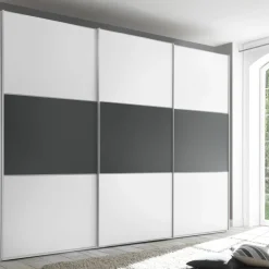 Moderano Schiebetürenschrank Primo AW Alpinweiss, Vulkan Best