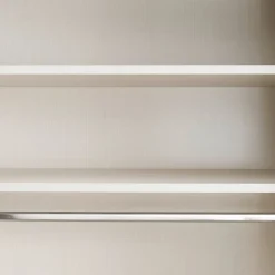 Moderano Schiebetürenschrank Primo-Glas AW Alpinweiss, SP Spiegel Discount