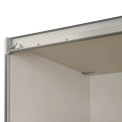 Moderano Schiebetürenschrank Primo-Glas AW Alpinweiss Discount