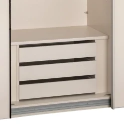 Moderano Schiebetürenschrank System One eichefarbig, elfenbein Sale