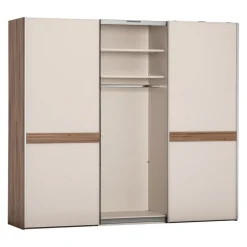 Moderano Schiebetürenschrank System One eichefarbig, elfenbein Sale