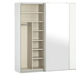 Moderano Schiebetürenschrank System One 96 weiss Discount