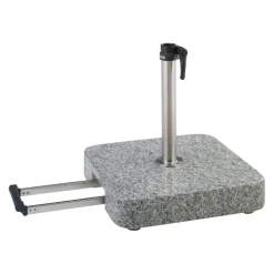 GLATZ Schirmsockel Alu-Smart/ -Twist granitgrau New