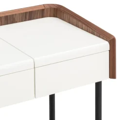 Johann Jakob Schminktisch Venera nussbaumfarbig, weiss Discount