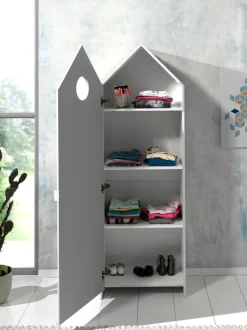 JAXX Schrank Casami blau, gelb, weiss New