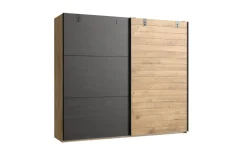 MID.YOU Schrank Detroit-201 eichefarbig, graphitschwarz Online