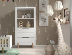 JAXX Schrank Smile kieferfarbig, weiss New