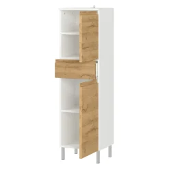 MID.YOU Schrank Torrance grandson-eiche-nb., weiss Clearance