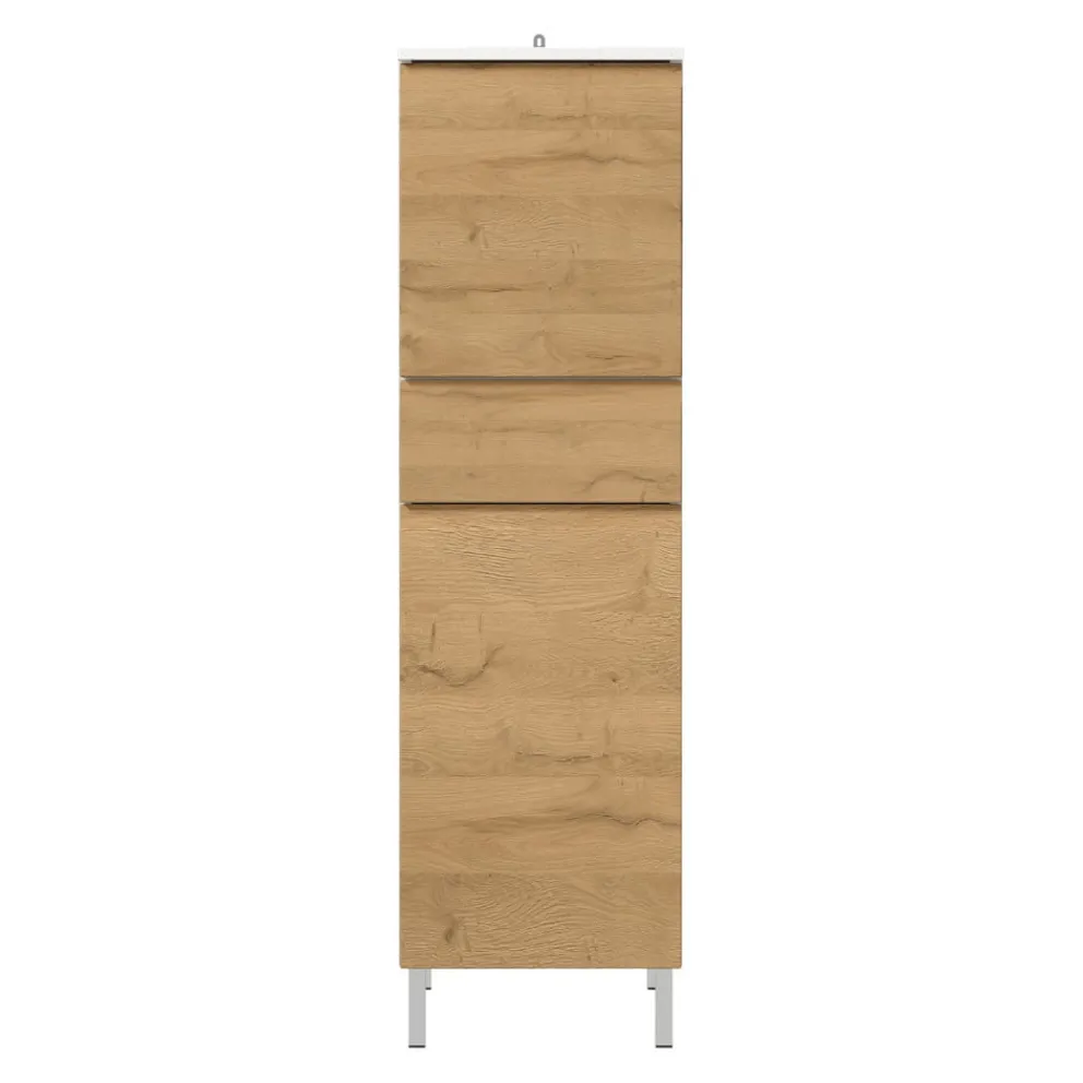MID.YOU Schrank Torrance grandson-eiche-nb., weiss Clearance