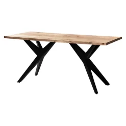 MID.YOU Schreibtisch Akazie hellbraun Clearance