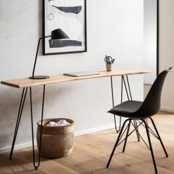 MID.YOU Schreibtisch Akazie braun New