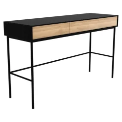 Ethnicraft Schreibtisch Blackbird schwarz Discount