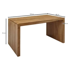 MID.YOU Schreibtisch Boha hellbraun Outlet