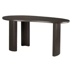 Ethnicraft Schreibtisch Boomerang dunkelbraun Clearance