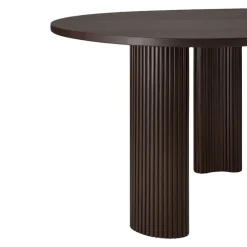 Ethnicraft Schreibtisch Boomerang dunkelbraun Discount