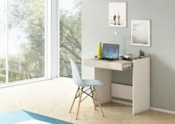 Sikelia Schreibtisch Desk eichefarbig, weiss Hot