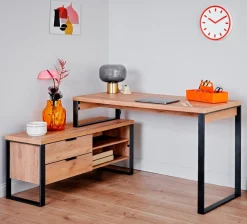 Novel Schreibtisch Frame eichefarbig Hot
