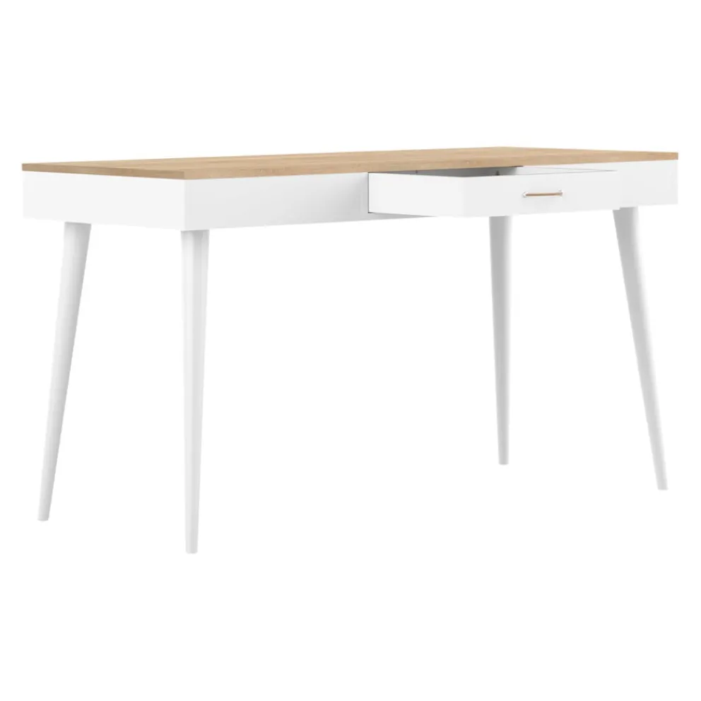 Temahome Schreibtisch Horizon eichefarbig, weiss