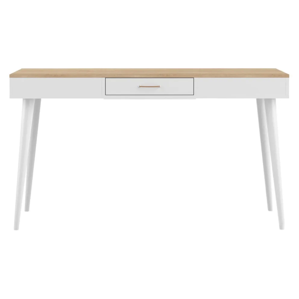 Temahome Schreibtisch Horizon eichefarbig, weiss