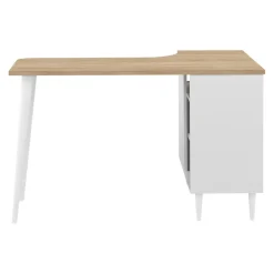 Temahome Schreibtisch Nook eichefarbig, weiss Best